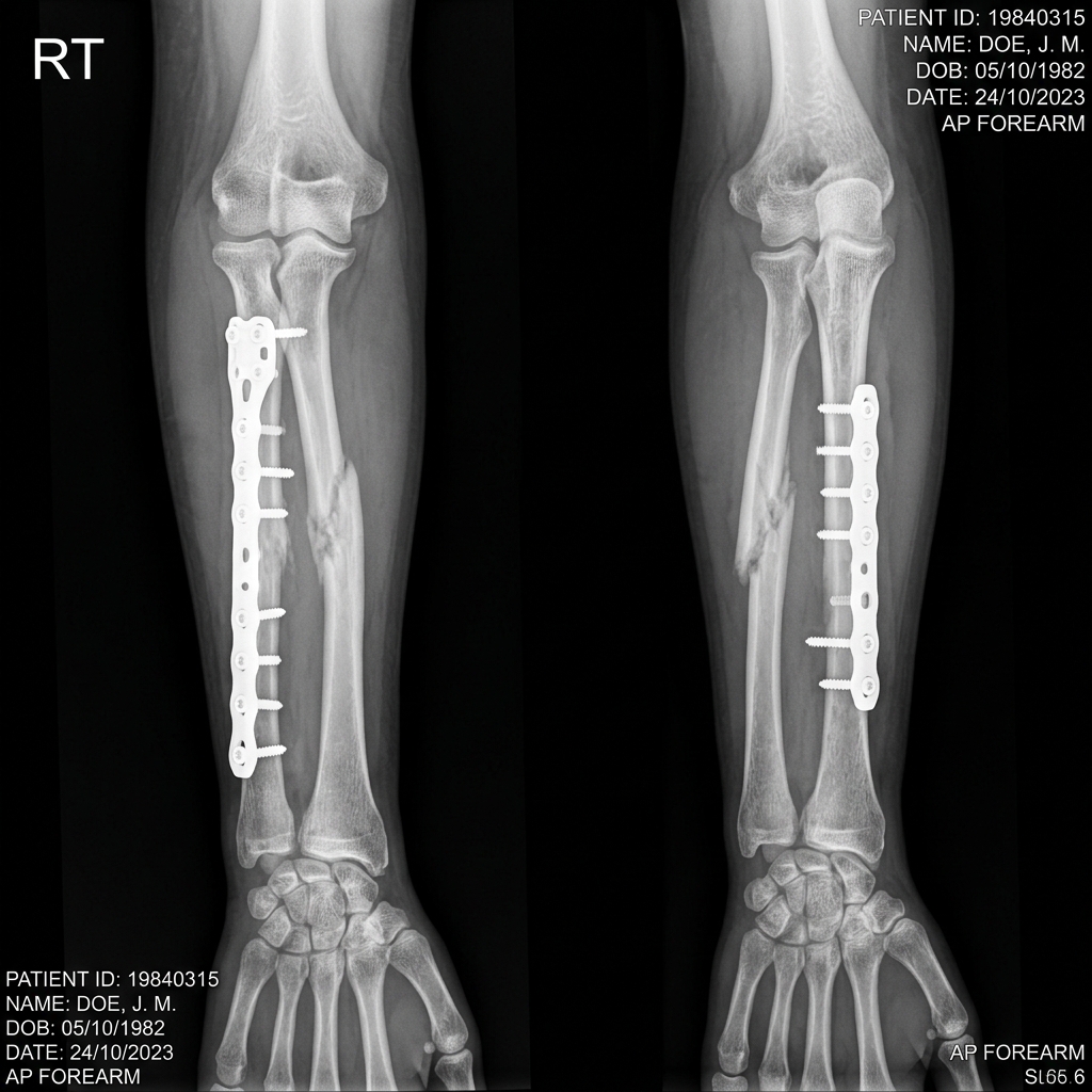 X-RAY Surgical implant execution
